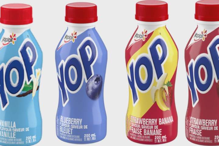 Some Yoplait YOP drinkable yogurt recalled in Canada due to plastic pieces
