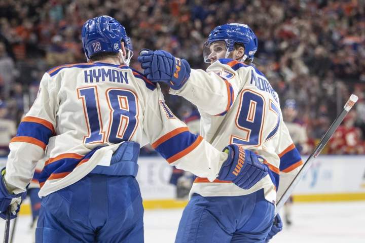 Draisaitl scores three, Oilers dump Flames 5-1