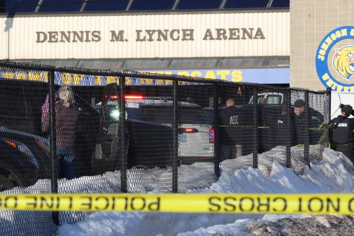 Shooting at Rhode Island ice rink kills 2 during youth hockey game: police