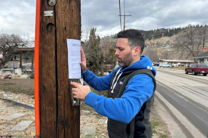 Kelowna resident launches poster campaign to fight crime in his neighbourhood