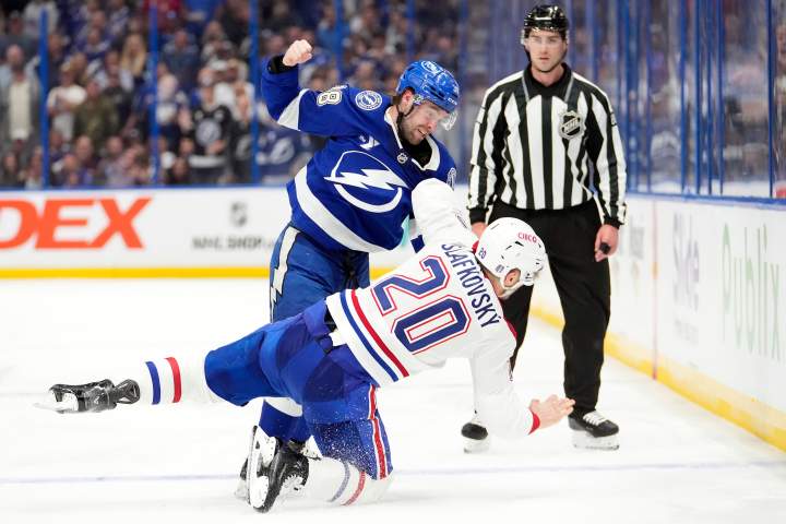 Call of the Wilde: Canadiens finish Game 2 with 3-2 OT loss against Tampa Bay to even the series