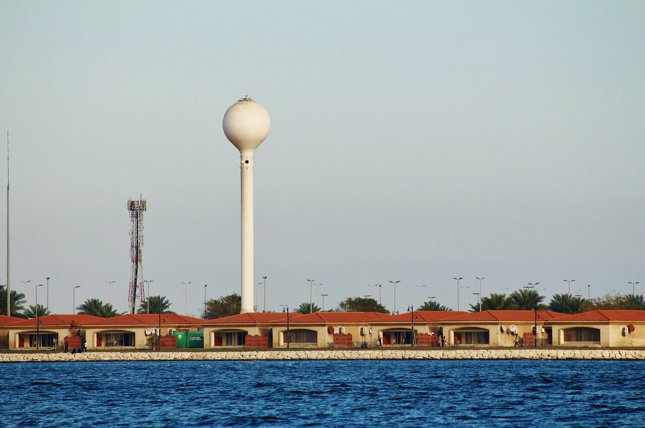 saudi, khobar, arabia, sea, nature, gulf, travel, saudi arabia, expat, middle, east, tower, blue, water, halfmoon, cold
