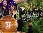Leaked footage shows astonishing first look INSIDE Taylor Swift and Travis Kelce's wedding: See the bride's aisle, altar and couple's personal touches as A-listers vanish through MSG castle's 'magic doors'