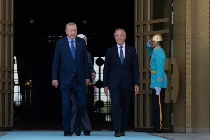 Turkish president gifts personalized guns to Carney, other NATO leaders