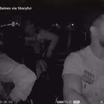 Houston police officers jump into Uber to chase running suspect, video shows