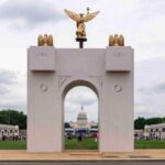 Trump says planned arch in Washington to become military complex