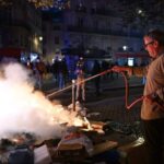 Macron condemns rioting during nationwide protests over schools