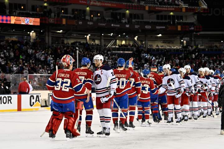 Winnipeg Jets’ winless skid hits 5 with another 1-goal loss in Heritage Classic
